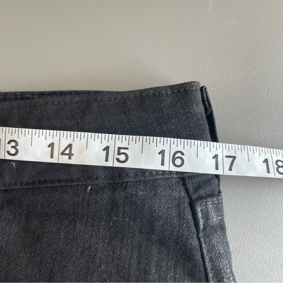 NYDJ Skinny Jeans - Black with Silver Sheen - Size 12P - Picture 11 of 13